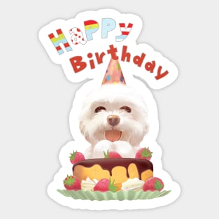 Happy Birthday Sticker